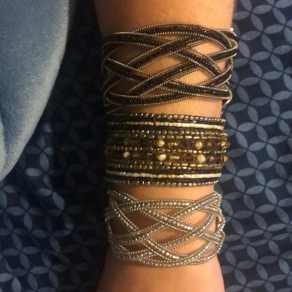 Three bracelets